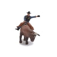 thumbnail image 1 of Little Buster Toys Bucking Bull and Rider 2 Pack - Brown Bull con jinete y blanco y negro Little Buster Toys Little Buster Toys, 1 of 2