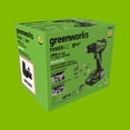 thumbnail image 6 of Greenworks PowerAll 24V 3/8" 280 in-lb Drill and 60 Piece Hand Tool/Accessories Project Kit, with 2.0 Ah USB-C Battery, 30W USB-C Charger Block, Carrying Bag, 6 of 17