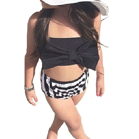 

Kids Baby Girls Tankini Bikini Set Swimwear Swimsuit Bathing Suit Beachwear