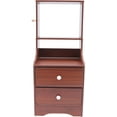 thumbnail image 5 of Fichiouy Modern Nightstand Bedside End Table with 2 Drawers and Storage Shelf for Bedroom, 5 of 9