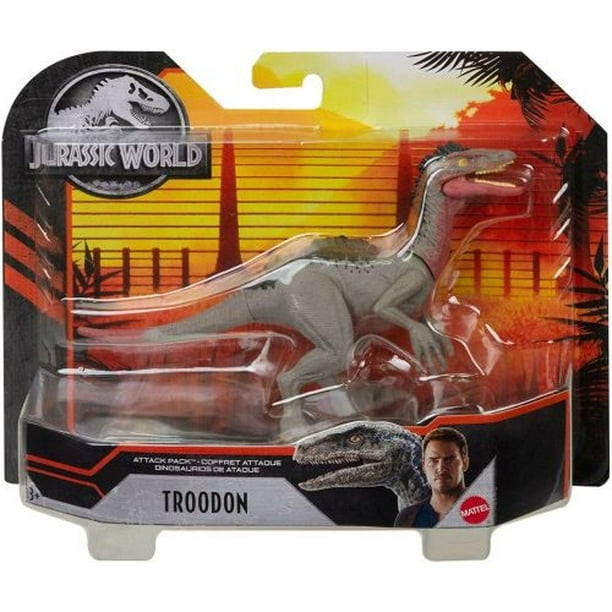 MATTEL Troodon Jurassic World Attack Pack 