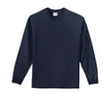 thumbnail image 5 of Port & Company - Tall Long Sleeve Essential Tee Pc61lst - Deep Navy - LT, 5 of 6