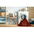 thumbnail image 2 of Ahgly Company Machine Washable Indoor Rectangle Industrial Modern Tomato Red Area Rugs, 8' x 10', 2 of 7