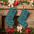 thumbnail image 6 of Salouo Leopard 1 Print Christmas Decorations Stockings 1 Pack 18'' Xmas Stockings Holiday Stocking Personalized Farmhouse Decor for Home Family Party Tree, 6 of 7