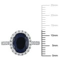 thumbnail image 2 of Everly Women's Sapphire 14K White Gold Engagement Ring, 2 of 9
