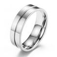 thumbnail image 4 of Anillo creativo para mujeres y hombres para compromiso, trabajo diario, aniversario, regalo de Navidad Plata 9 Sin Circón Yuyangstore anillo de pareja, 4 of 7