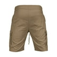thumbnail image 6 of Shorts Men Summer Outdoors Casual Drawstring Printing Sport Shorts Pants Casual Shorts Men Khaki 3XL, 6 of 6