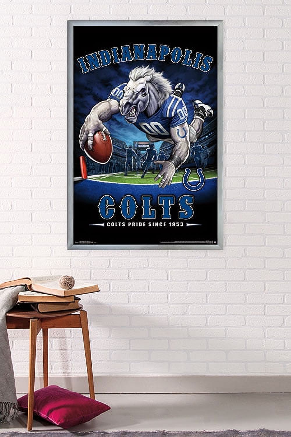 NFL Indianapolis Colts - End Zone 17 Wall Poster, 22.375" x 34", Framed
