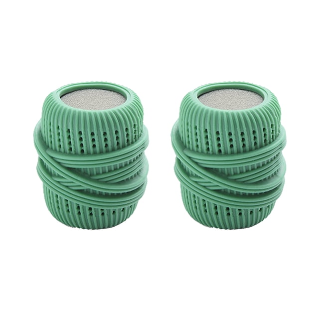 2 bolas de silicona para la colada antienredos, color verde. MFZFUKR CPB-DE-WX543-1