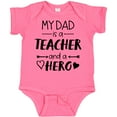 thumbnail image 3 of Inktastic My Dad is a Teacher and a Hero Boys or Girls Baby Bodysuit, 3 of 5