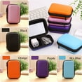 thumbnail image 2 of New Carry Pouch Women Travel Headphone Bag Cable Accessories Portable Case Storage Box ORANGE, 2 of 8