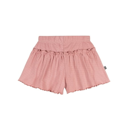 Modern Moments by Gerber Baby and Toddler Girl Organic Loose Ruffled Skirted Short, Sizes 0/3 Months - 5T