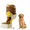 Yellow, variant on Automatic Gravity Pet Feeder, Large Capacity Dog & Cat Food Dispenser for Dry Food, No-Electric Pet Feeding Station with Anti-Slip Base, Durable & Easy-Clean Food Bowl for Small to Medium Pets