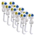 thumbnail image 1 of Pendientes Modernos VentDepot EarringCat02 5Pzas Gato Tuerca Blanco Metal, 1 of 5