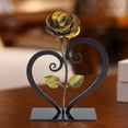 thumbnail image 4 of Flor creativa Baoblaze con adorno Soporte en corazón amarillo, 4 of 8