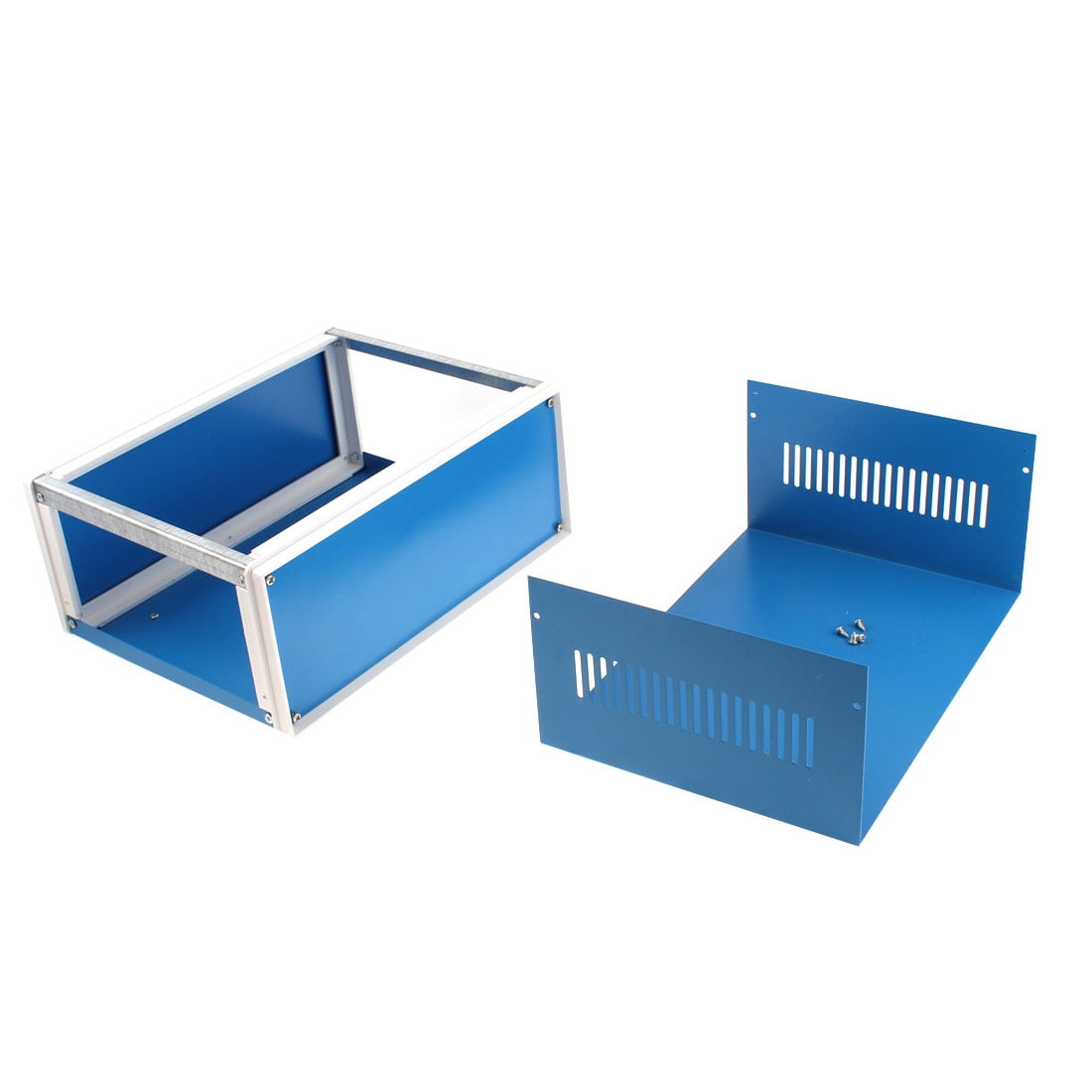 245mm x 190mm x 110mm Blue Metal Enclosure Project Case DIY Junction Box