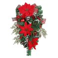 thumbnail image 3 of Creative Christmas Wreath Decor Christmas Inverted Tree Festival Door Hanging Christmas Door Wreath Curtain Door Decoration, 3 of 5
