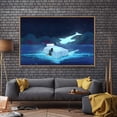 thumbnail image 3 of IDEA4WALL Framed Canvas Wall Art for Living Room, Bedroom Dreamland Theme Canvas Prints for Modern Home Decoration Ready to Hang, 3 of 4