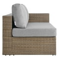 thumbnail image 5 of Modway Convene 4-Piece Outdoor Patio Furniture Set in Cappuccino Gray, 5 of 10