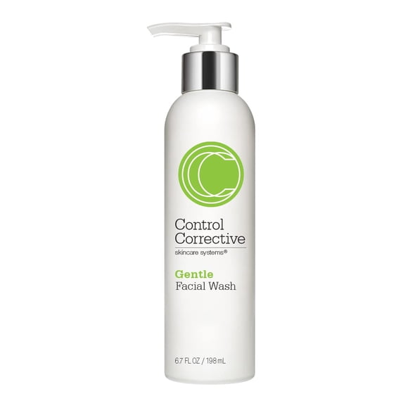 CONTROL CORRECTIVO Lavado facial suave 6.7 oz - Hidrata, normaliza y restaura el equilibrio para pieles normales o mixtas Gel limpiador ligeramente espumoso a base de aloe vera