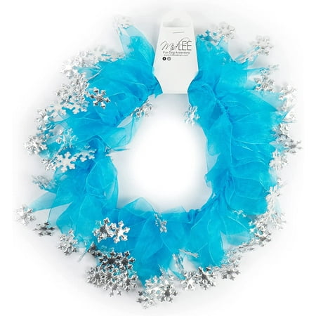 Midlee Snowflake Decorative Dog Collar (Medium)