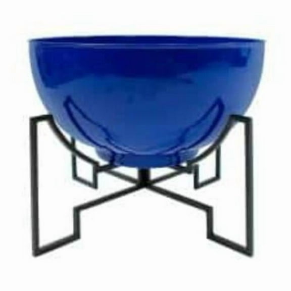 Achla FBC-57-61FB Norma II Planter with French Blue Bowl