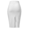 thumbnail image 4 of Made by Olivia Women's Solid Back Slit Scuba Bodycon Pencil Skirt, 4 of 5