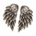 thumbnail image 1 of Pendientes de moda Sunnimix Alas de ángel de imitación Pernos prisioneros del oído, 1 of 7