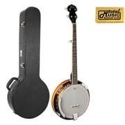 Oscar Schmidt OB4 5-string Banjo, Gloss Finish With Hard Case