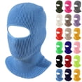 thumbnail image 3 of Balaclava Face Mask 1-Hole for Men Women Winter Knitted Ski Mask Thermal Windproof Outdoor Sports Cap Dark Gray One Size, 3 of 4