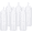 12 oz, variant on 6 pack 12 Oz Wide Mouth Plastic Squeeze Condiment Bottles with Twist On Cap Lids and Discrete Measurements, Empty Squirt Bottle For Sauce, Ketchup, Paint