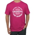 thumbnail image 1 of Wild Bobby, Grandpa Man Myth Legend Funny Dad Uncle Papa Dad Gift, Father's Day, Men Graphic Tee, Fuschia, 3X-Large, 1 of 4