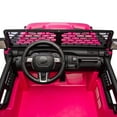 thumbnail image 2 of 24V 4WD Ride on Toys with Remote Control, 2 Seater Kids Electric Car 7AH Battery Powered Truck Vehicle Powered 4-Wheeler Toy w/ Spring Suspension, Bluetooth Music, Gift for Boys Girls Pink, 2 of 12
