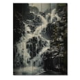 thumbnail image 3 of Designart "The Dynamic Rhythm of Falling Water" Landscapes Print on Natural Pine Wood, 3 of 5