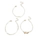 thumbnail image 2 of Pulseras para mujer, regalos para mujer, 3 piezas, nuevo broche de temperamento, joyería de perla, versátil, multicapa, pulsera de moda para mujer., 2 of 5