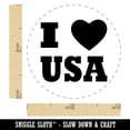 thumbnail image 2 of I Love Heart USA United States of America Patriotic Rubber Stamp for Scrapbooking Crafting Stamping - Mini 1/2 Inch, 2 of 7