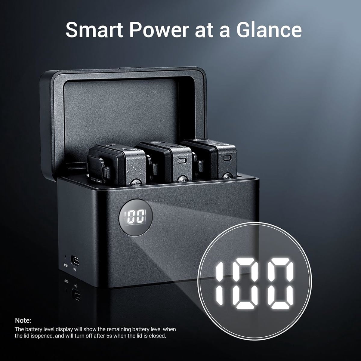 Godox ML II-C4 Charging Case for MoveLink II Wireless Lavalier Microphone