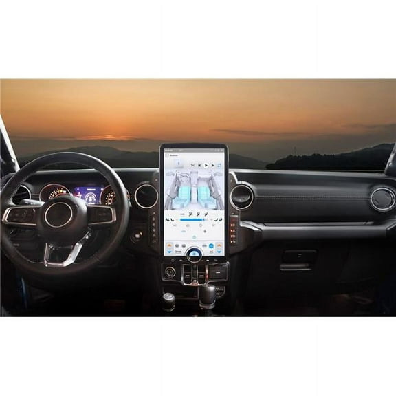 Linkswell XL-JPJL15-6RR-6H 15.6 in. XL T-Style Android Screen Radio for 2018-2023 Jeep JL