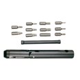 thumbnail image 3 of Kit de Clé, Tête Plate, Durable, 11 Embouts Interchangeables, Outil de Réparation Kit d'Entretien Alliage d'Aluminium Compact, Noir, 3 of 10