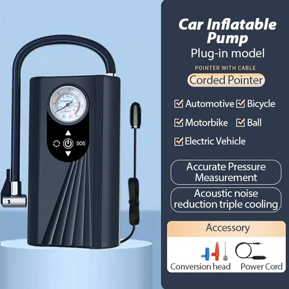 Rechargeable Air Pump Tire Inflator Portable Compressor Digital Cordless Car Tyre Inflator For Bicycle Balls