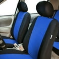 thumbnail image 5 of FH Group Neoprene Car Seat Covers Blue for Auto SUV CAR Van w/ Heavy Duty Mats, 5 of 9