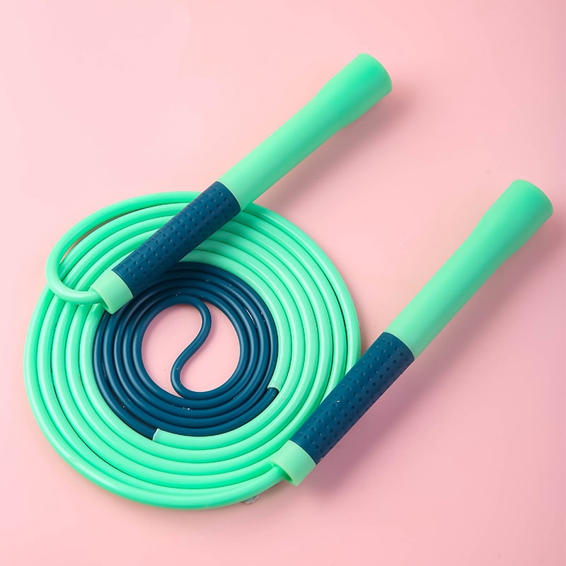 Kids Racing Jump Rope Student Sports Equipment Silicone Jump Rope Comfortable Anti-Slip Handle Fitness Training Rope for Children
