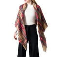 thumbnail image 3 of Opolski Winter Shawls Patchwork Keep Warmth Comfortable Winter Women Splicing Scarf for Gift, 3 of 8