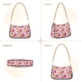 thumbnail image 7 of FORMRS Womens Shoulder Bag with Chain Strap Clutch Purse Cute Tote Handbag, Light Pink Doughnuts, 7 of 7