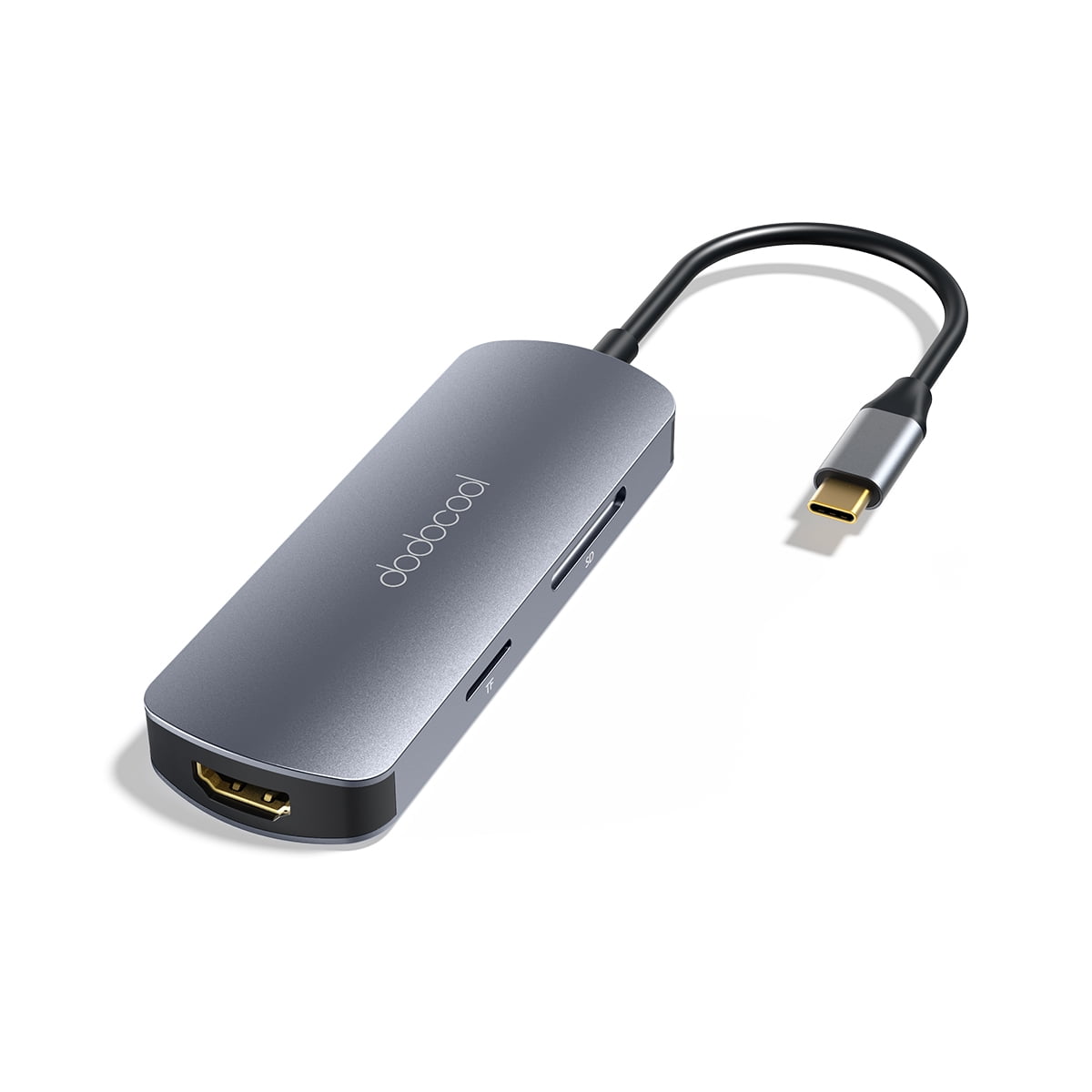 USB 3.0 HDMI 4K MacBook Air 2018-2020 7 en 1 USB C Hub Adaptateur Con Thunderbolt 3 PD 100W Lettore di schede SD/TF Compatible avec MacBook Pro 2016-2020 JCK Hub USB C Macbook Pro/Air