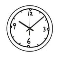 thumbnail image 4 of Reloj de pared acrílico, reloj Digital Doodle, reloj silencioso creativo, decoración de pared, arte para pared, oficina, interior, estudio, decoración estilo A, 4 of 10