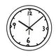 thumbnail image 3 of Reloj de pared creativo y sencillo con diseño de garabatos digitales para oficina, estudio y sala de estudio. estilo A, 3 of 9