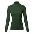 thumbnail image 1 of FashionOutfit Women's Casual Basic Gold Button Detail Soft Long Sleeve Mock Neck Knit Sweater, 1 of 1