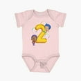 thumbnail image 2 of Luvly 2Nd Birthday Boy Bubble Guppies / Cartoon / Mermaids / Kids Short Sleeve Baby One-Piece, New Born, Baby Shower Gift, New Parents Gift, 2 of 4