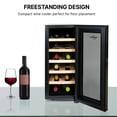 thumbnail image 6 of Koolatron 12 Bottle Wine Cooler Freestanding Wine Fridge, 6 of 12